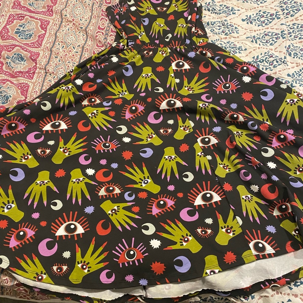 Large witchy ways dahlia dress nooworks